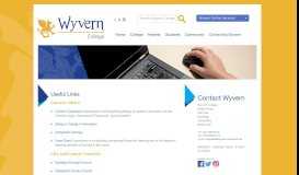 
							         Useful Links – Wyvern College								  
							    