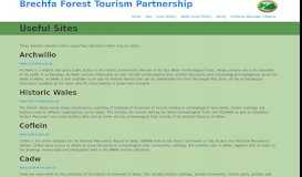 
							         Useful Sites | Roam Brechfa Forest and Llanllwni Mountain								  
							    