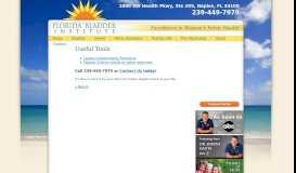 
							         Useful Tools - Florida Bladder Institute - 239-449-7979								  
							    