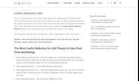 
							         Useful Websites UAE - InfoInspired								  
							    