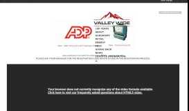 
							         User Access - Valley Wide								  
							    