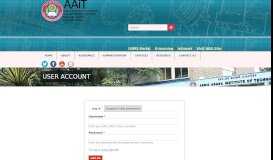
							         User account | AAU | AAIT- 5 Kilo								  
							    