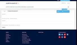 
							         User account | Air France - Corporate								  
							    