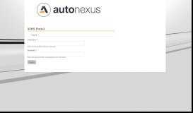 
							         User account | AutoNexus Portal								  
							    