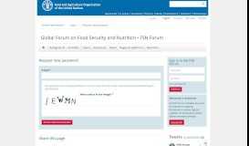 
							         User account | Global Forum on Food Security and Nutrition (FSN ...								  
							    