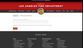 
							         User account | Los Angeles Fire Department								  
							    