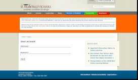 
							         User account | St Vrain Valley School District								  
							    