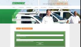 
							         User account | Terminix - Terminix® Pest Control								  
							    