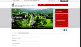 
							         User account | The University of the West Indies at Mona ... - UWI, Mona								  
							    