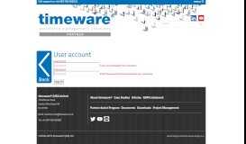 
							         User account | timeware® info								  
							    