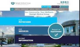 
							         User Log In - Raleigh Medical Group								  
							    
