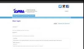 
							         User login - ASPIRA Association								  
							    