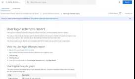 
							         User login attempts report - G Suite Admin Help								  
							    