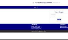 
							         User Login - Corpus Christi School - Educonnect								  
							    