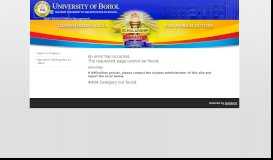 
							         User login - Featured News - University of Bohol								  
							    