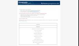 
							         User Login - Georgetown University - MyAccess								  
							    