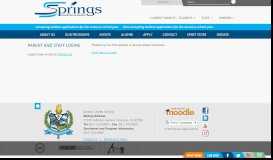 
							         User Login - Springs Charter Schools								  
							    