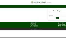 
							         User Login - St. Rita School - Educonnect								  
							    