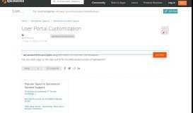 
							         User Portal Customization - Spiceworks General Support ...								  
							    