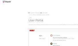 
							         User Portal | DeepDesk | IT Service Desk & Ticketing								  
							    