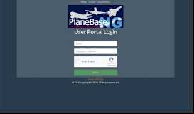 
							         User Portal Login - PlaneBase								  
							    