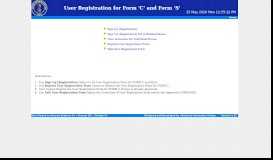 
							         User Registration Form - FRRO								  
							    