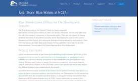 
							         User Story: Blue Waters at NCSA | globus								  
							    