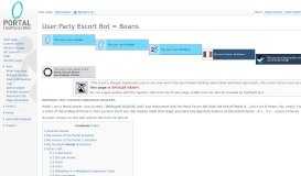 
							         User:Party Escort Bot = Beans - Portal Wiki								  
							    