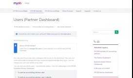 
							         Users (Partner Dashboard) - MYOB Essentials Accounting - MYOB ...								  
							    