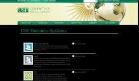 
							         USF Business Systems - AuthTransferService - University of ...								  
							    