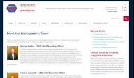 
							         USI Security Management Team | Public & Private Security Services								  
							    