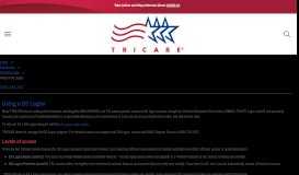 
							         Using a DS Logon | TRICARE								  
							    