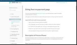 
							         Using Axerve payment page - Axerve								  
							    