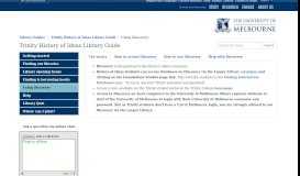 
							         Using Discovery - Trinity History of Ideas Library Guide - LibGuides at ...								  
							    
