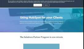 
							         Using HubSpot for Clients | HubSpot								  
							    
