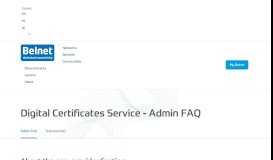 
							         Using login on DigiCert portal to request a personal client certificate ...								  
							    