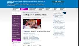 
							         Using MS Society email | Volunteer news and resources								  
							    