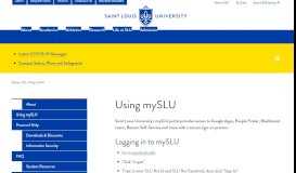 
							         Using mySLU : SLU								  
							    