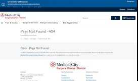 
							         Using Patient Portals | Medical City Surgery Center Denton								  
							    