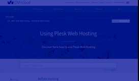 
							         Using Plesk Web Hosting | OVH Guides								  
							    