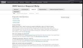
							         Using SR - IBM Service Request Help - United States								  
							    