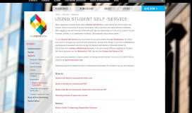
							         Using Student Self-Service | The Cooper Union								  
							    