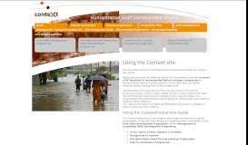 
							         Using the Context site - OXFAM :: Context								  
							    