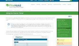 
							         Using the Courier Portal | FileHold								  
							    