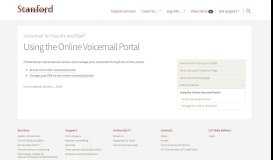 
							         Using the Online Voicemail Portal | University IT								  
							    