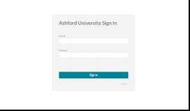 
							         Using the Student Portal - Ashford University								  
							    