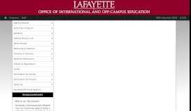 
							         Using the Study Abroad Application Portal > Office of International and ...								  
							    