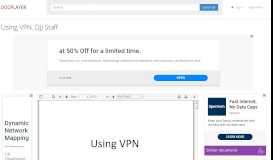 
							         Using VPN. DJJ Staff - PDF Free Download - DocPlayer.net								  
							    