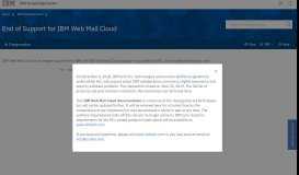 
							         Using Web Mail Cloud - IBM								  
							    