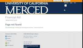 
							         Using Your My.UCMerced.edu Account | Financial Aid								  
							    